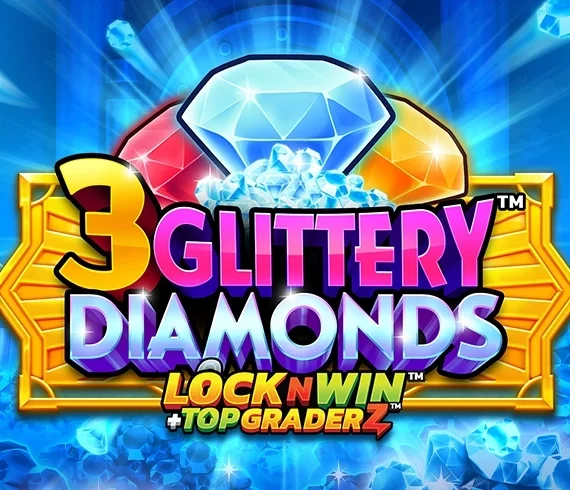 3 Glittery Diamonds