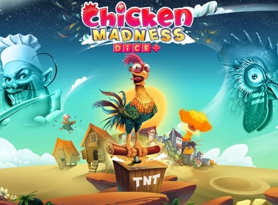 Chicken Madness Dice