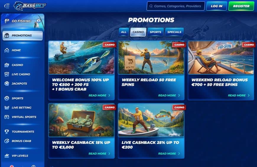 Bassbet Casino Promotions