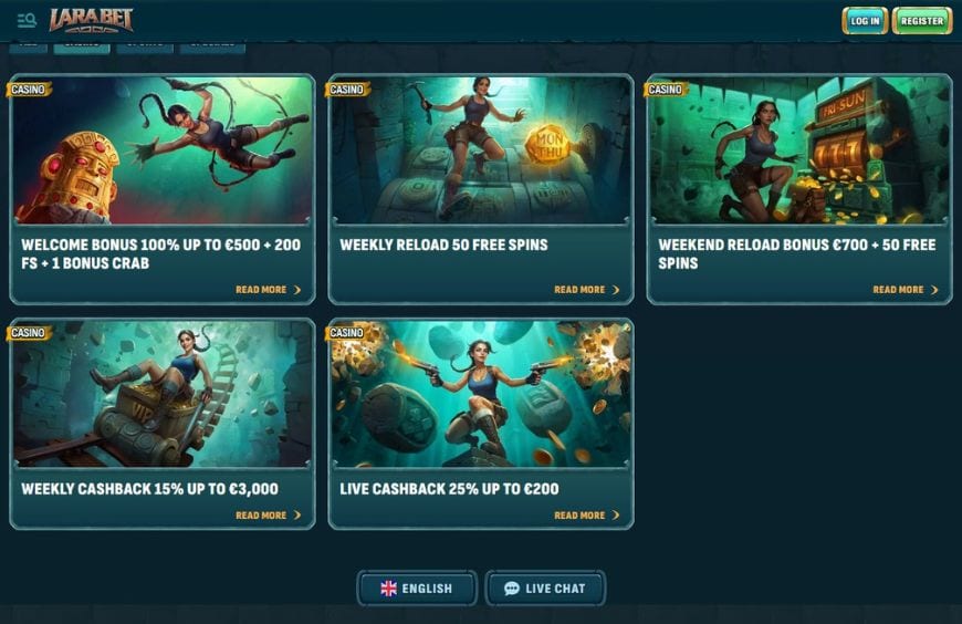 Larabet Casino Promotions