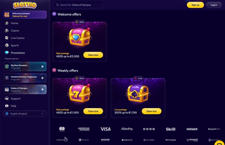 Slottio Casino Promotions