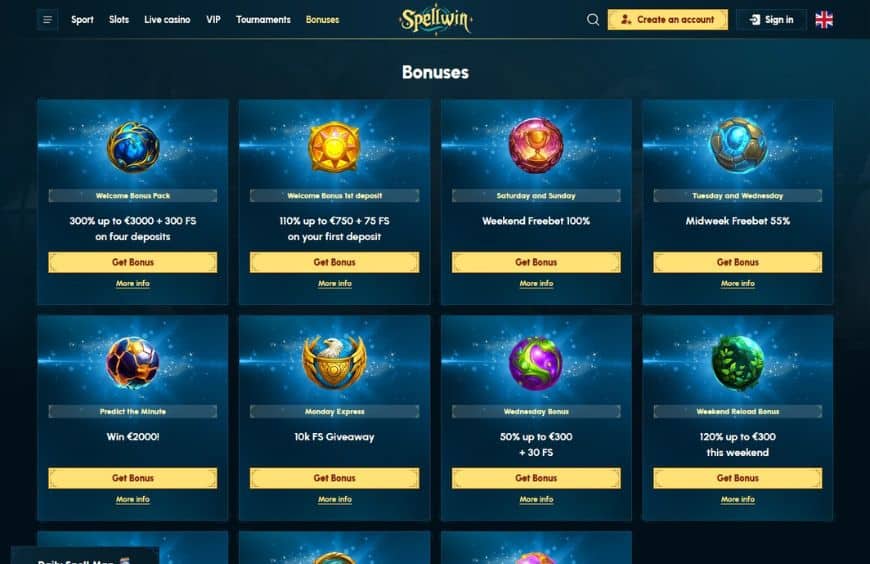 Spellwin Casino Promotions