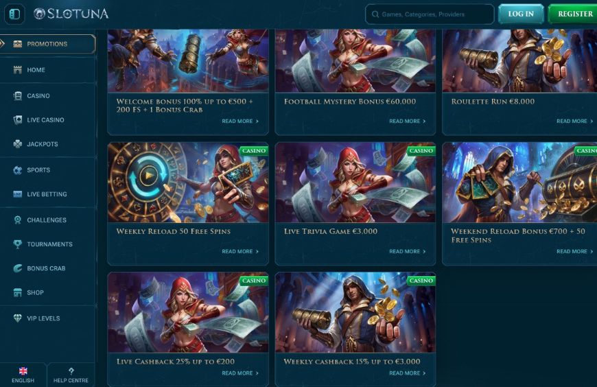 Slotuna Casino Promotions