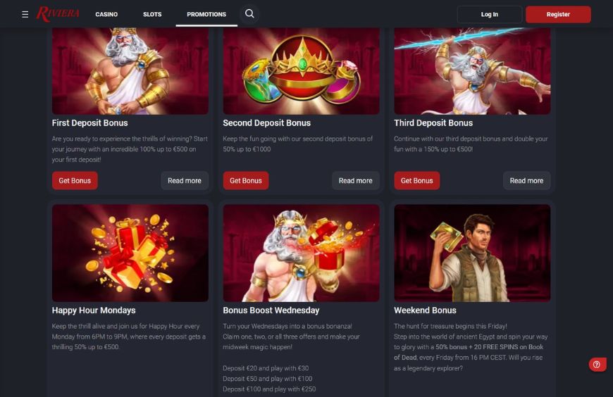 Riviera Casino Promotions